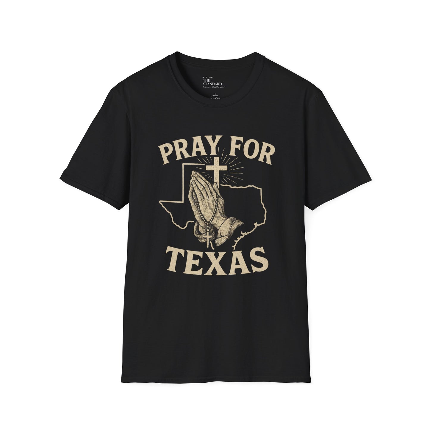 Prayer for Texas Unisex Softstyle T-Shirt