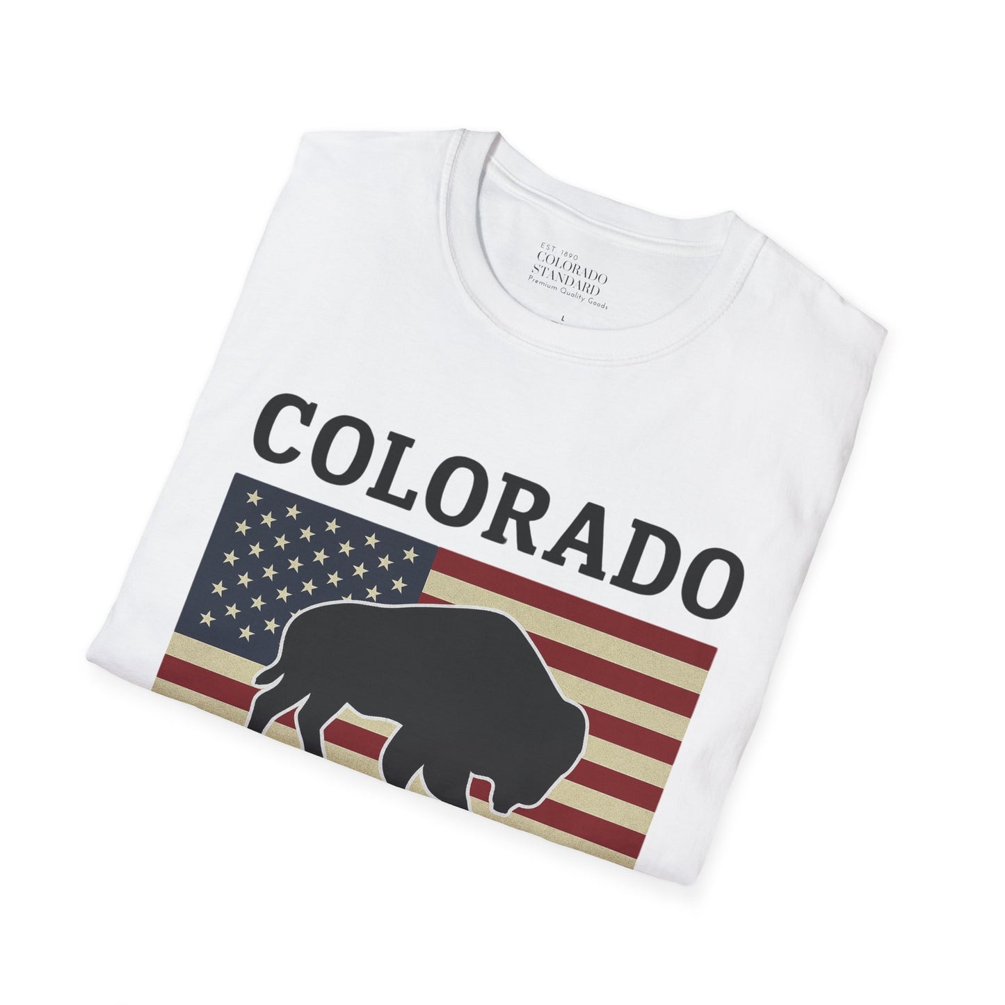 Colorado Football Patriot Softstyle T-Shirt, Unisex Tee