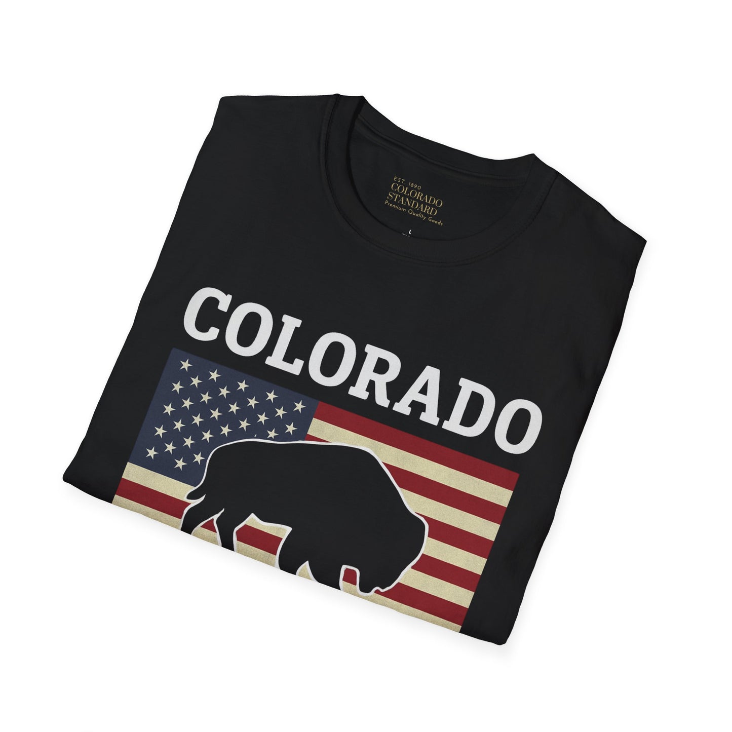 Colorado Football Patriot Softstyle T-Shirt, Unisex Tee