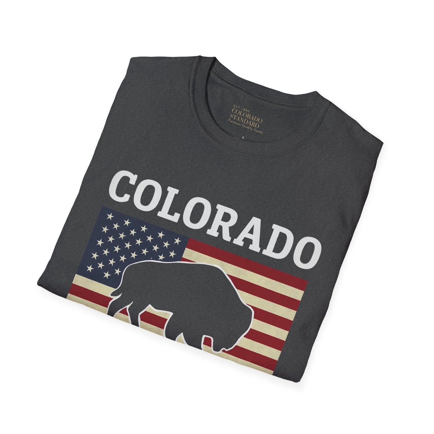 Colorado Football Patriot Softstyle T-Shirt, Unisex Tee
