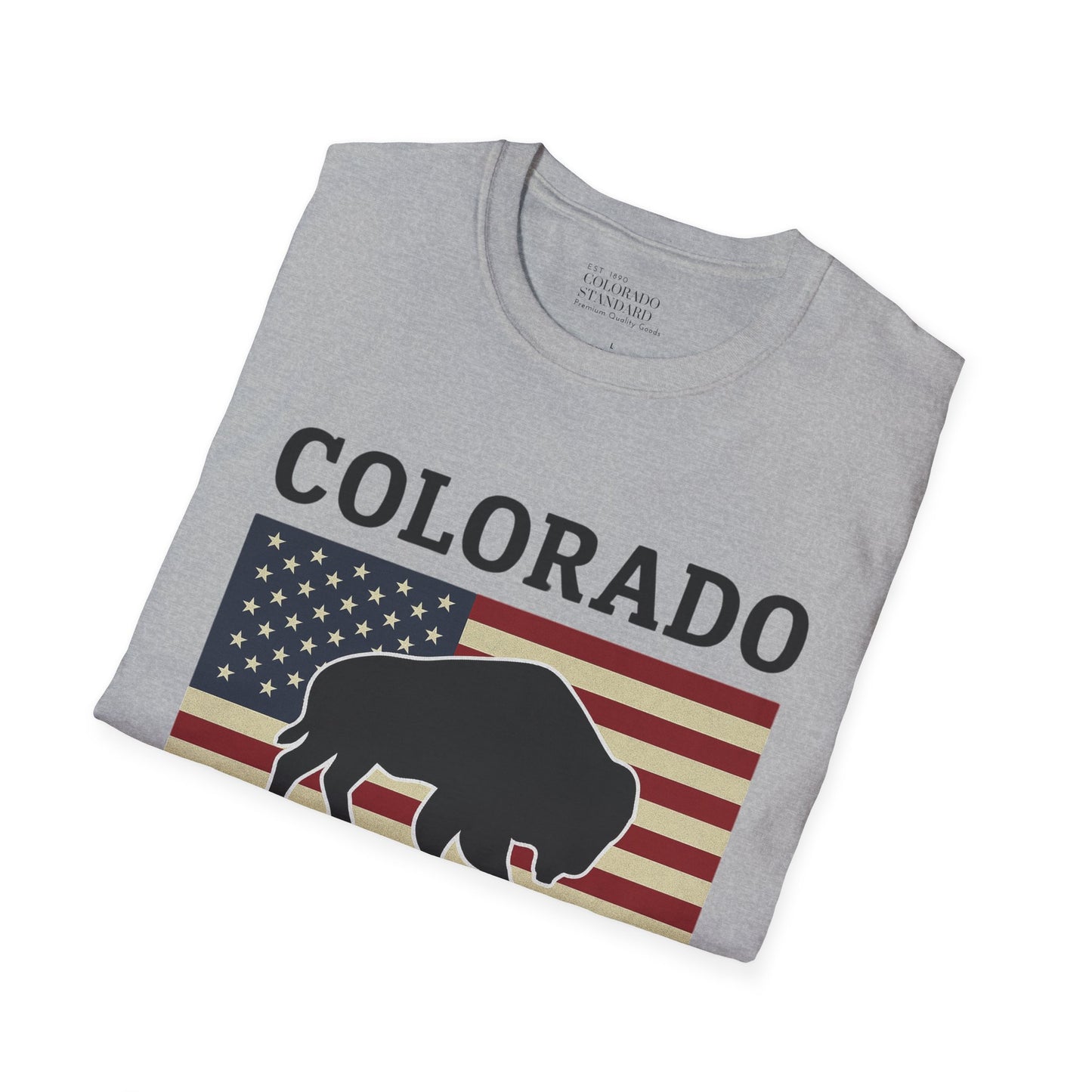 Colorado Football Patriot Softstyle T-Shirt, Unisex Tee