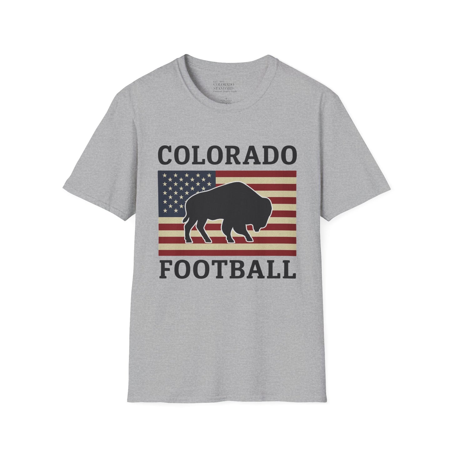 Colorado Football Patriot Softstyle T-Shirt, Unisex Tee