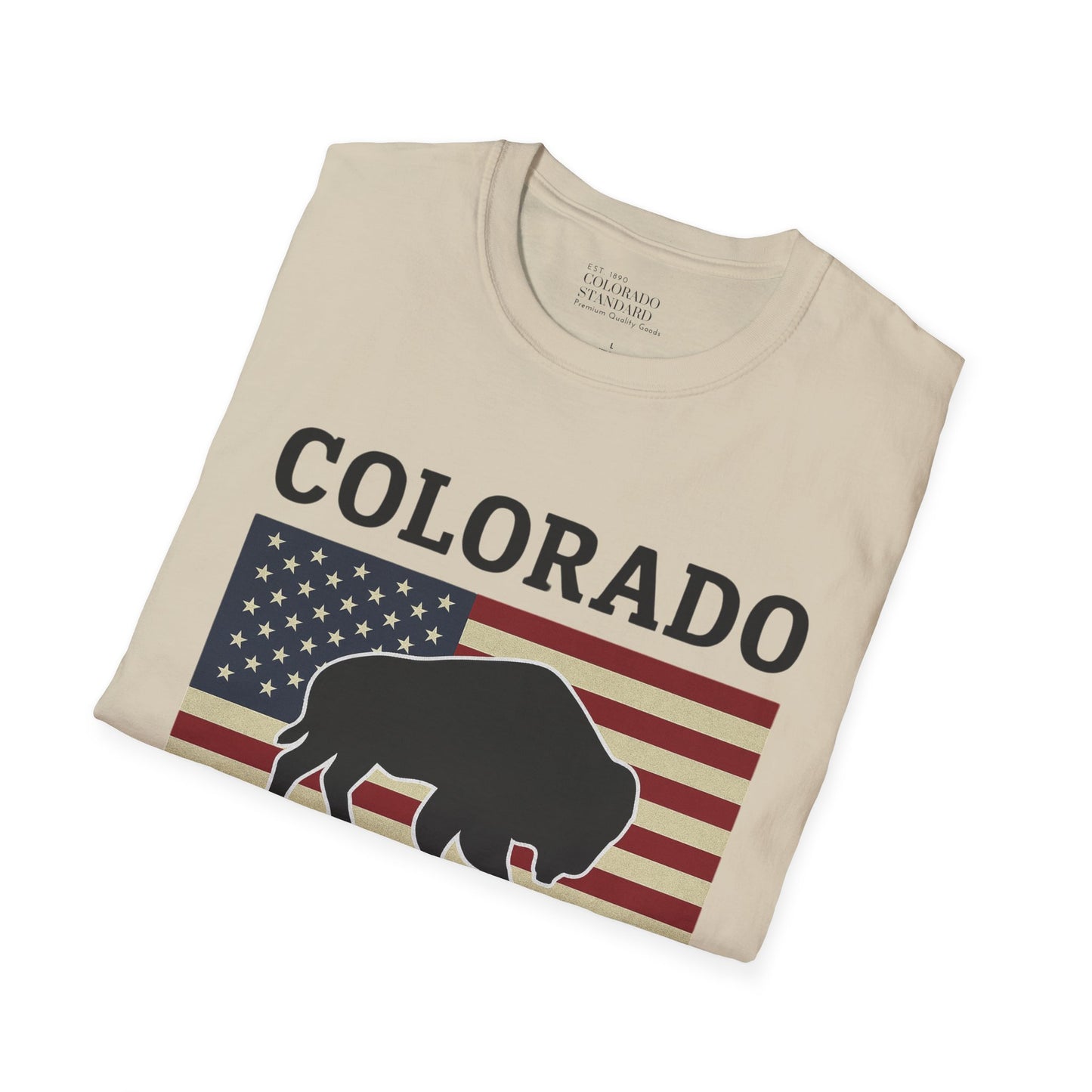 Colorado Football Patriot Softstyle T-Shirt, Unisex Tee